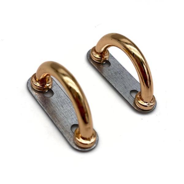 Çanta Aksesuar Çift Köprü Aparatı Light Gold Renk  Oval Model - Image 1