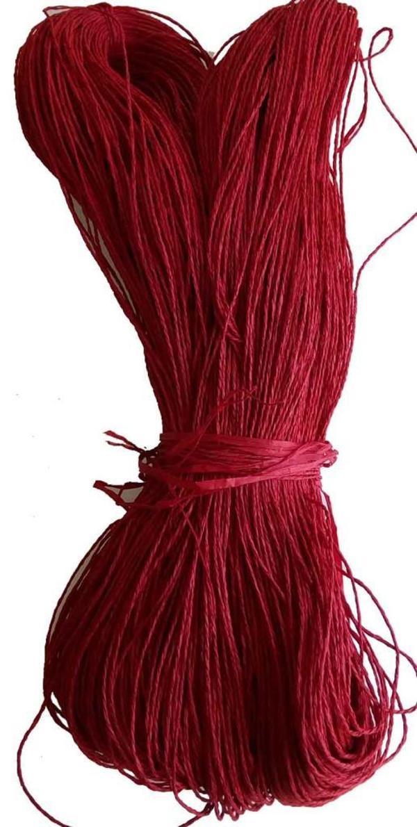 Çanta Aksesuar Koyu Kırmızı Renk Kağıt İp 300 Gr - Image 1