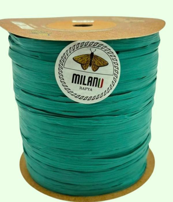 Çanta Aksesuar Milano Rafya Koyu Yeşil Renk 100 gr (no:39) - Image 1