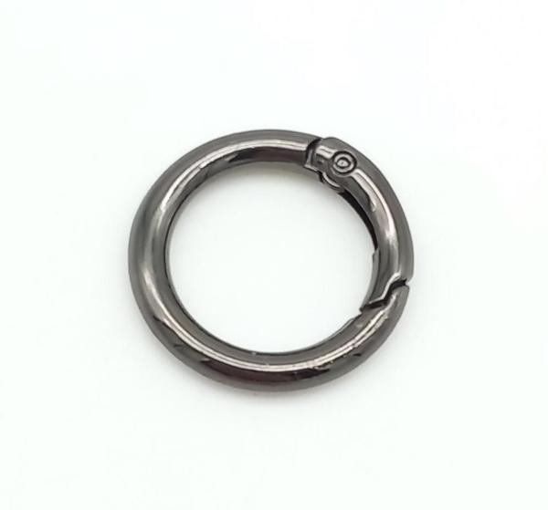 Çanta Aksesuar 2 Cm Füme Yaylı Halka 1 Adet - Image 1