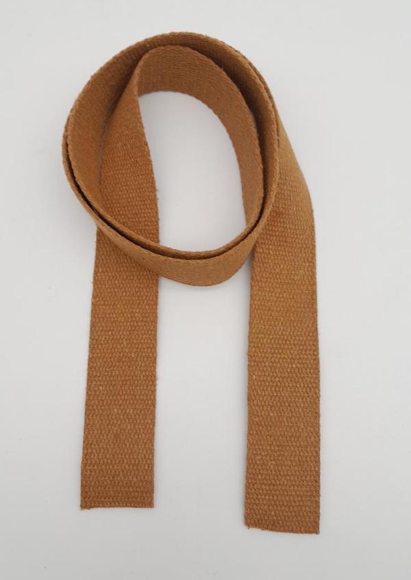 Çanta Aksesuar 4 Cm Pamuklu Kolon 1 Metre Koyu Sütlü Kahve - Image 1