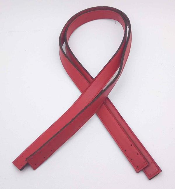 Çanta Aksesuar Kırmızı Renk 70X2 Cm Çanta Sapı - Image 1