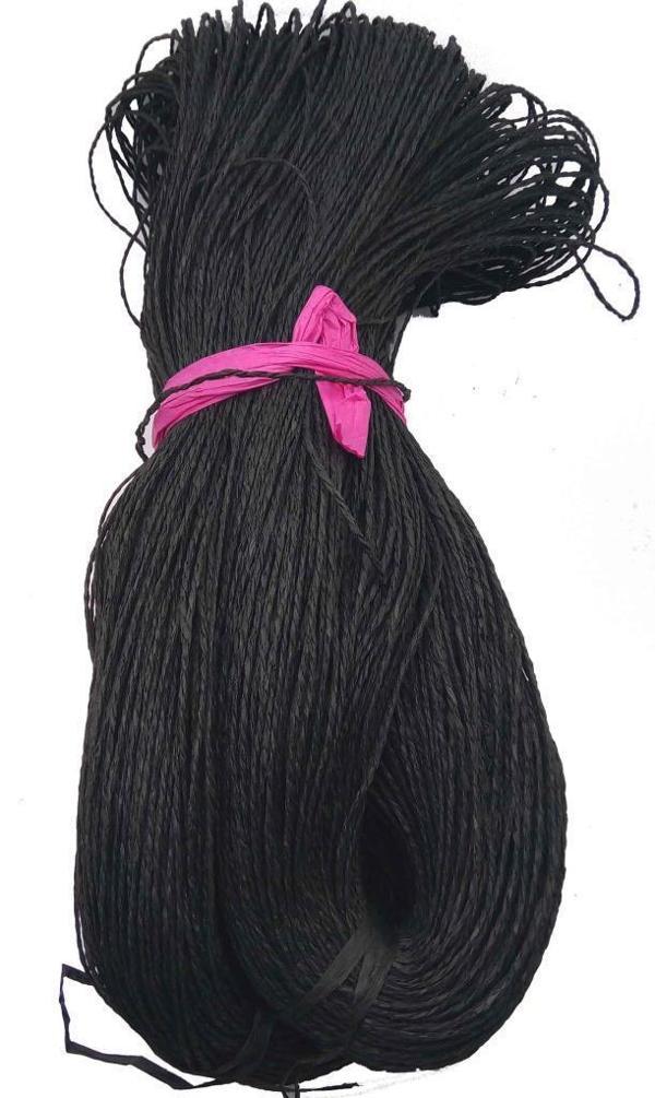 Çanta Aksesuar Siyah Renk Kağıt İp 350 Gr - Image 1