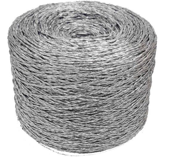 Çanta Aksesuar Özel Sarım Simli Kağıt İp Gri No:32 - Image 1