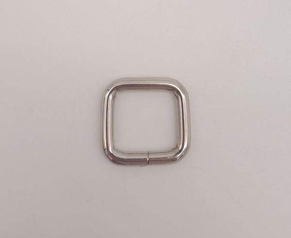 Çanta Aksesuar Gümüş Renk 2 Cm Kare Halka - Image 1