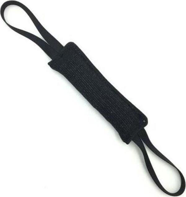 Doggie Pamuk Kumaş Köpek Isırma Yastığı Siyah 2x5-30 Cm - Image 1