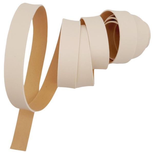 Çanta Aksesuar 2 cm Şerit Suni Deri Krem Renk 1 metre - Image 1