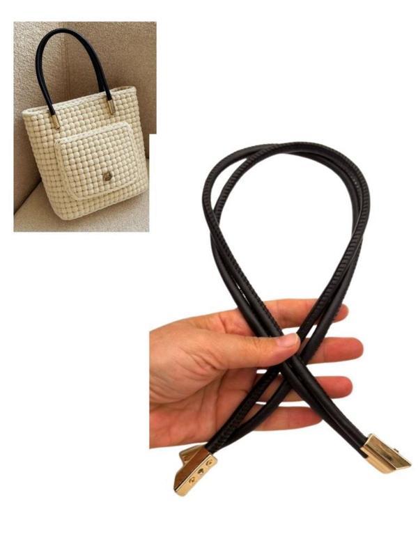 Çanta Aksesuar 60 cm Siyah Renk Trend Model Çift Çanta Sapı - Image 1