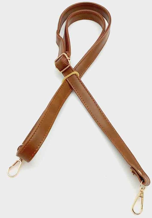 Çanta Aksesuar Taba 125X2 Cm Çanta Sapı Sürgütlü Light Gold Metal - Image 1