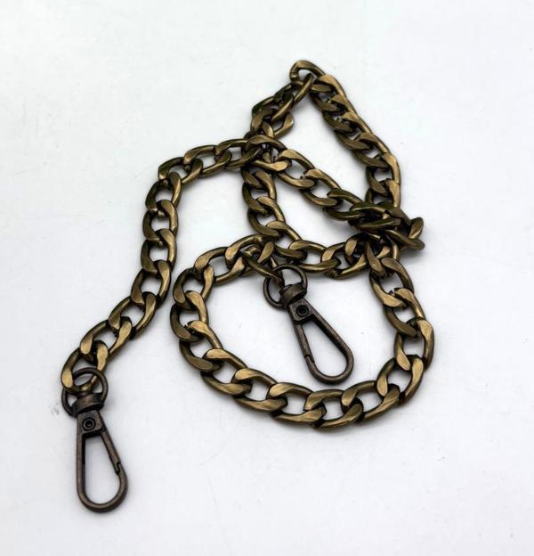 Çanta Aksesuar 60 cm İnce Antik Renk Kancalı Çanta Zinciri - Image 1