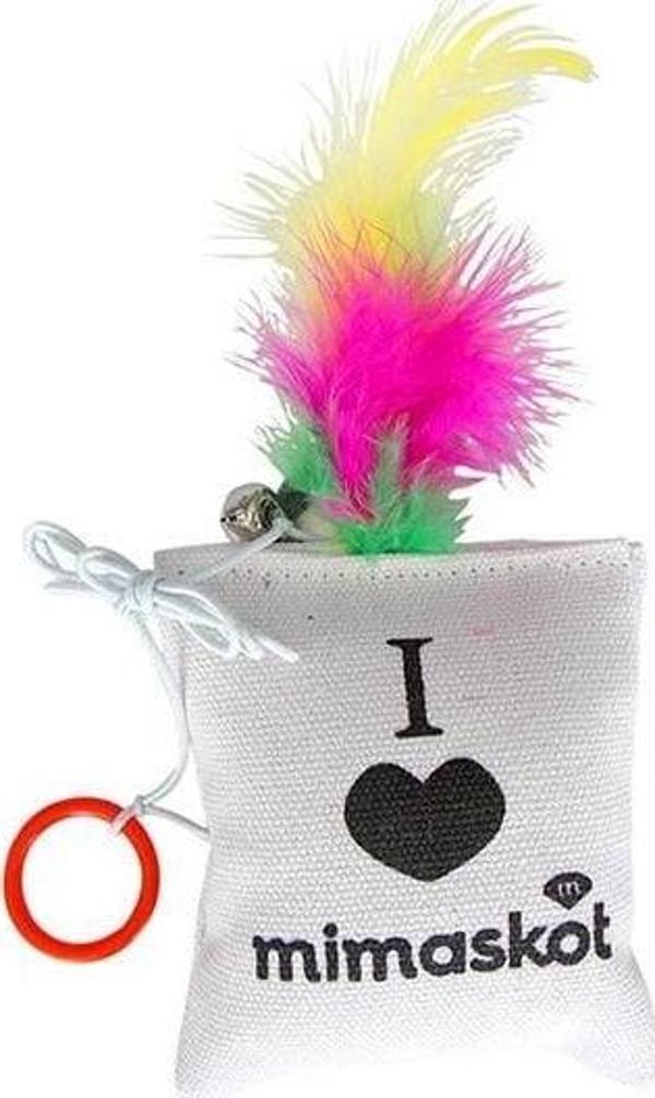 Eastland Parmağa Takılan Tüylü Peluş Kedi Oyuncağı 8x9 Cm - Image 1