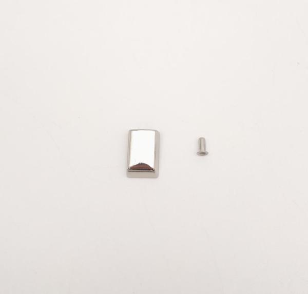 Çanta Aksesuar Gümüş Renk Fermuar Stop Büzgü Ucu 1 Adet - Image 1