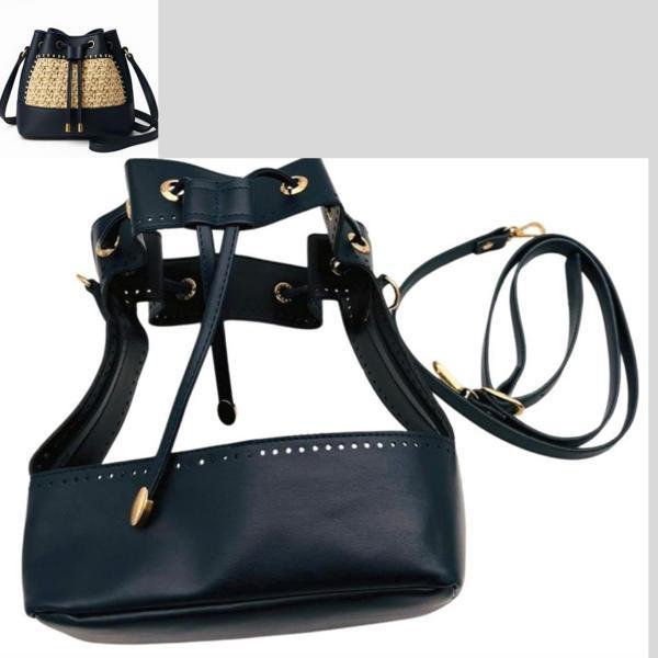 Çanta Aksesuar Torba Model Çanta Yapım Aparatı Lacivert Renk Light Gold Metalli - Image 1