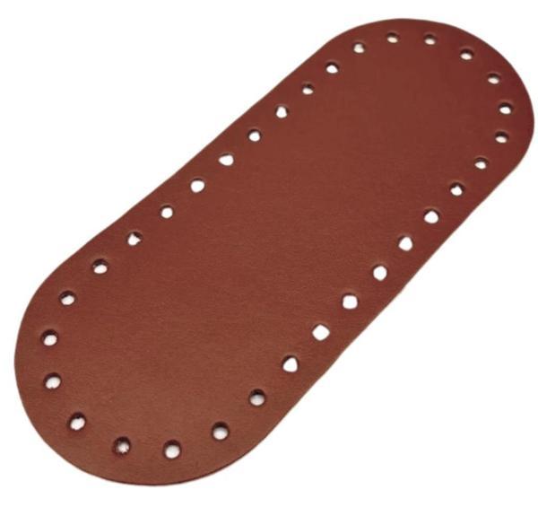 Çanta Aksesuar Gerçek Deri Taba 20x8 cm Oval Çanta Tabanı - Image 1