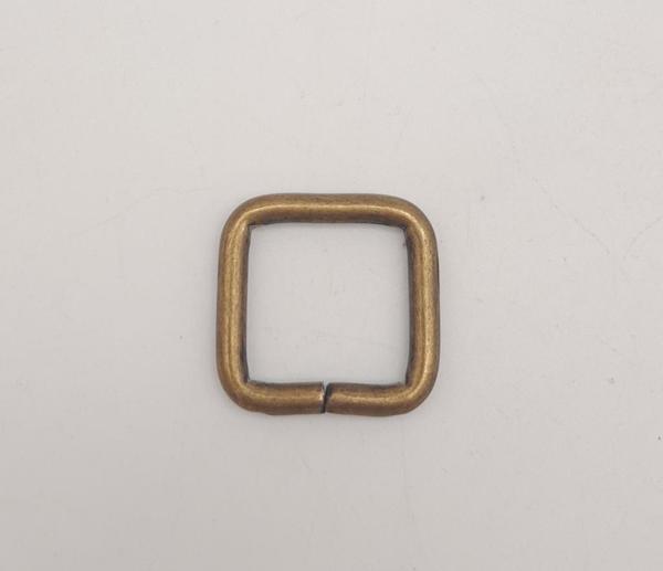 Çanta Aksesuar Antik Renk 2 Cm Kare Halka - Image 1