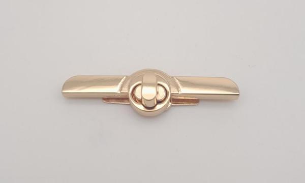 Çanta Aksesuar Kilitli Kapak Aparatı No:2 Light Gold Renk - Image 1