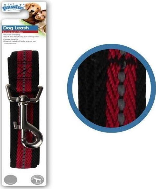 Pawise Reflektörlü Köpek Uzatma Tasması Kırmızı Small 20 Mm 120 Cm - Image 1