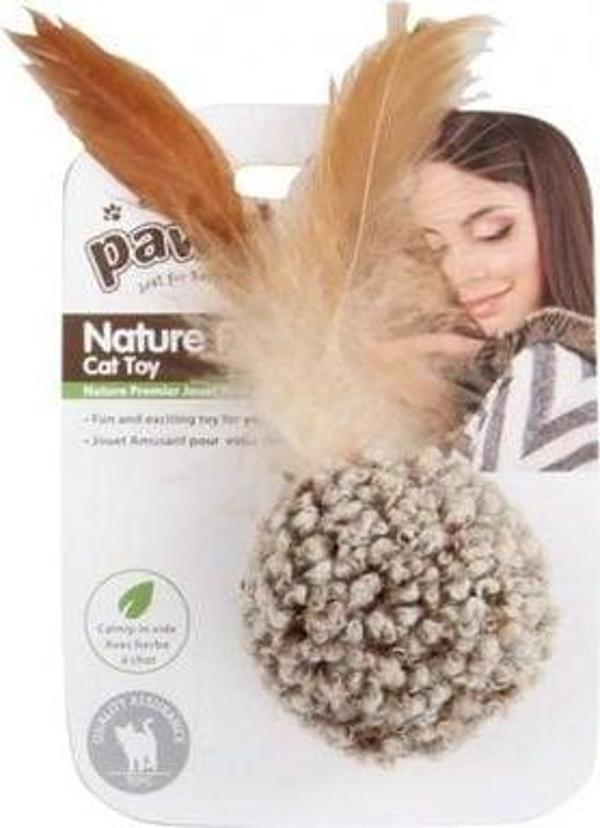 Pawise Simple Cat Peluş Top Kedi Oyuncağı - Image 1