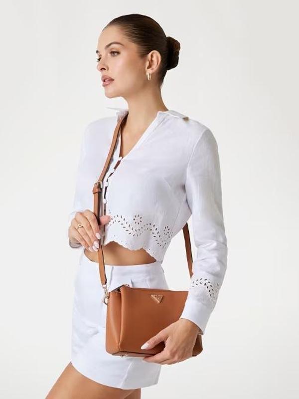 Guess Noelle II Tri Comp Kadın Çapraz Askılı Çanta HWZG9672120 - Image 1