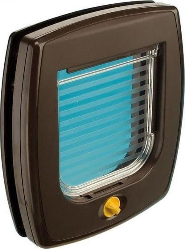 Ferplast Swing 3 Otomatik Kedi ve Köpek Kapısı Kahverengi 22x5x25 Cm - Image 1