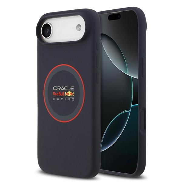 Red Bull İphone 17 Air Uyumlu Kılıf Redbull Lisanslı M-Safeli Kırmızı Halka Ve Logo Silikon Kapak Lacivert - Image 1