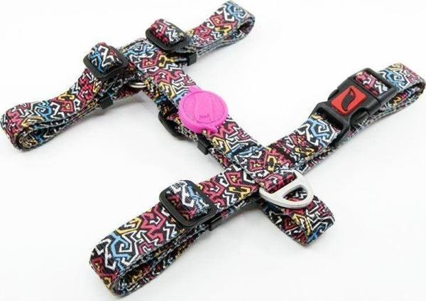 Tailpetz Graffiti Desenli Köpek Göğüs Tasması Xsmall 20-34x23-38 Cm - Image 1