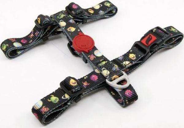 Tailpetz Space Desenli Köpek Göğüs Tasması Medium 31-50x42-69 Cm - Image 1