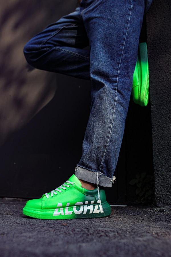 CH254 - CBT Pittura Erkek Ayakkabı 403 ALH YESIL / KOYU YESIL - Image 1