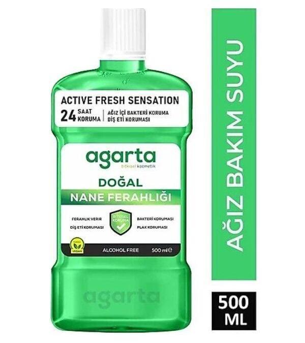 Agarta Doğal Ağız Bakım Suyu 500 ml Nane Özlü - Image 1