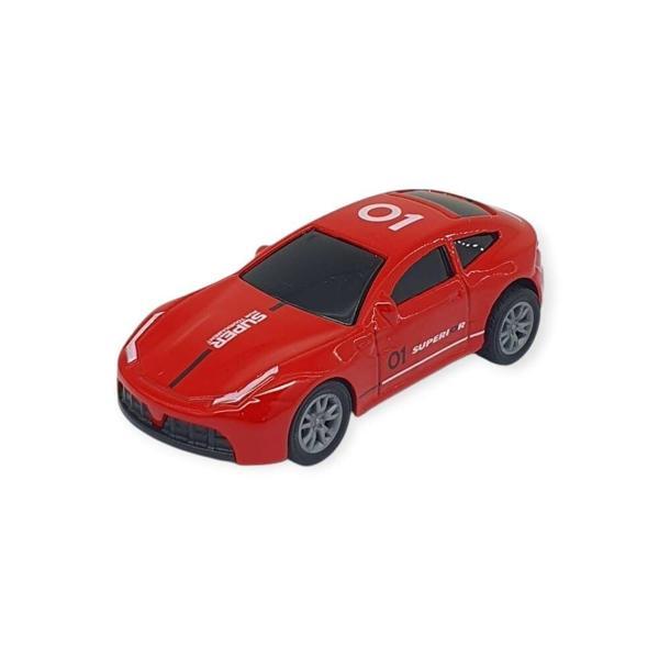 Çek Bırak Metal Küçük Arabalar 8 cm - SH40031 - Kırmızı - Image 1