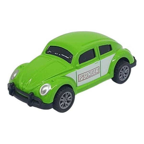 Çek Bırak Metal Küçük Arabalar 8 cm - SH40031 - Yeşil Vosvos - Image 1