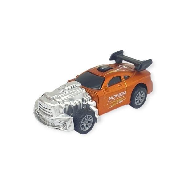 Çek Bırak Metal Küçük Arabalar 8 cm - SH40031 - Turuncu - Image 1