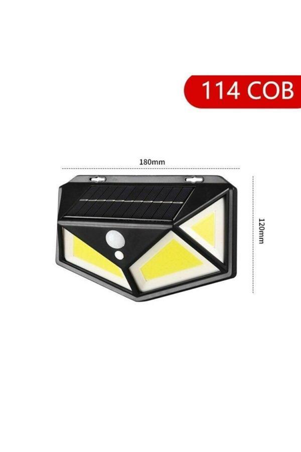 Hareket Sensörlü Bahçe Lambası 114 Led 3 Mod - Image 1