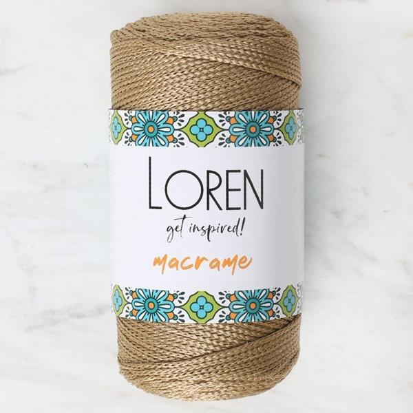 Loren Macrame Sütlü Kahve El Örgü İpi - RM 041 - 34328 - Image 1