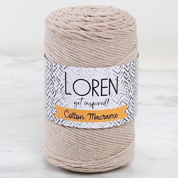 Loren Cotton Macrame Bej - R084 - 34363 - Image 1