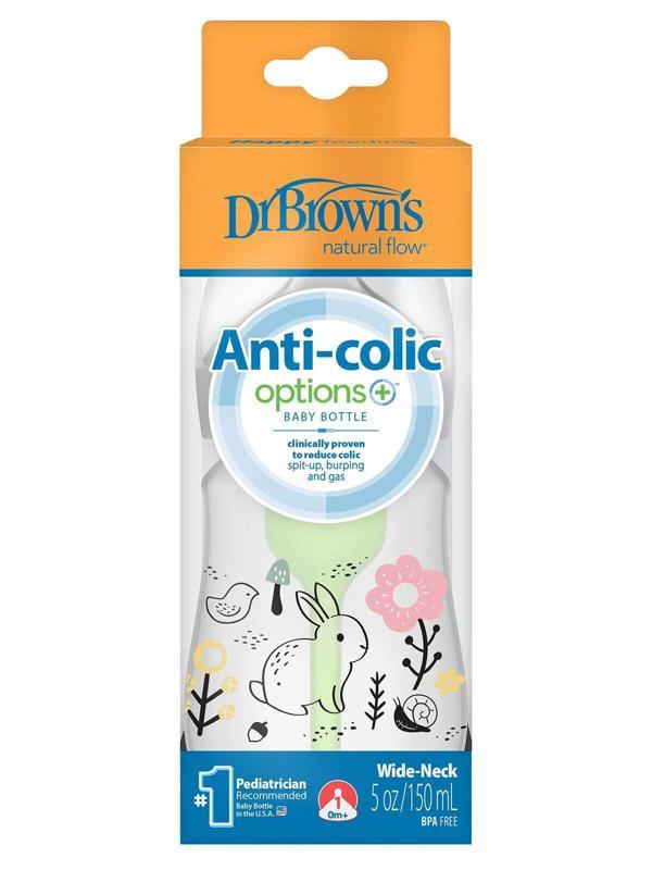 Dr.Brown's Geniş Ağız PP Antikolik Options Biberon 150 ml Kız - Image 1