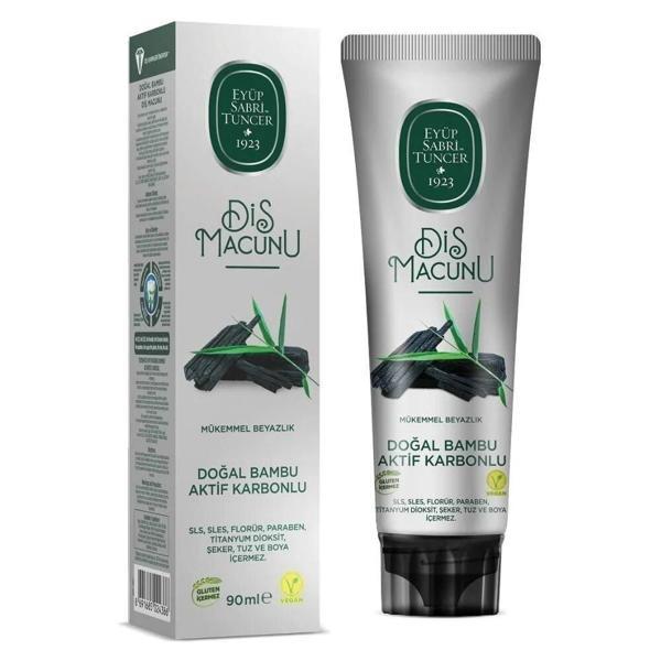 Eyüp Sabri Tuncer Doğal Bambu Karbonlu Diş Macunu 90 Gr - Image 1