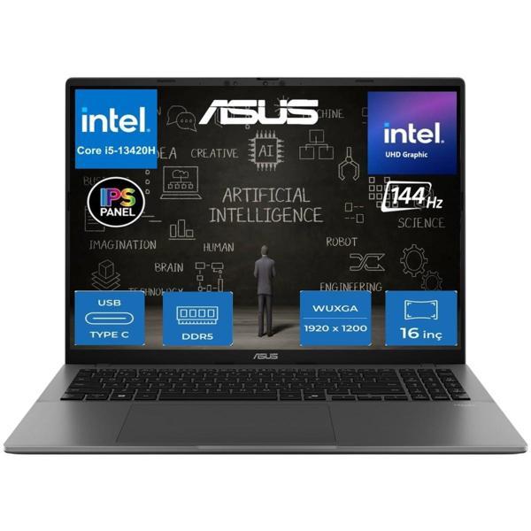 Vivobook S16 S3607VA Intel Core I5 13420H 32GB Ram 512GB SSD Freedos 16" 144Hz Wuxga Yapay Zeka Destekli Taşınabilir Bil - Image 1
