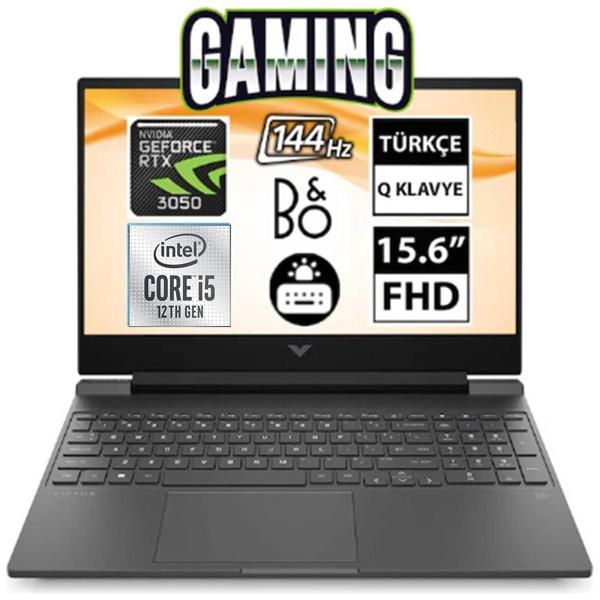 HP Victus Gaming 15-FA0011NT Intel Core I5-12450H 16GB 512GB SSD 4gb RTX3050 Windows 11 Pro 15.6" Fhd Taşınabilir Bilgis - Image 1