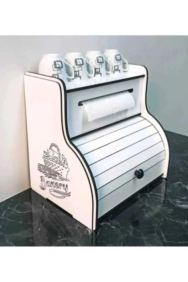 Ekmeklik,havluluk,baharat Rafı,mutfak Düzenleyici - Image 1