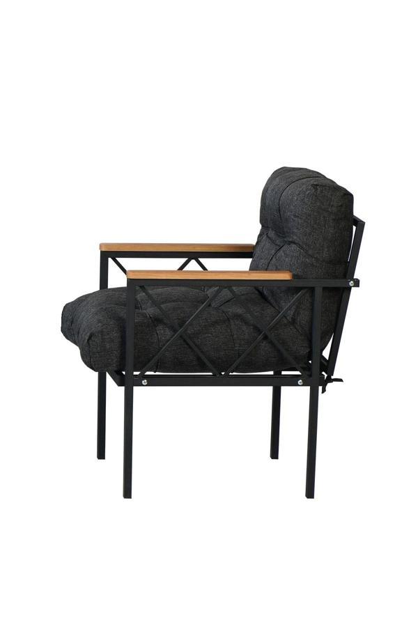 Balkon-bahçe-ofis-kafe Çay Seti Koltuk Oturma Takımı-oturma Grubu Miami Tekli - Image 1