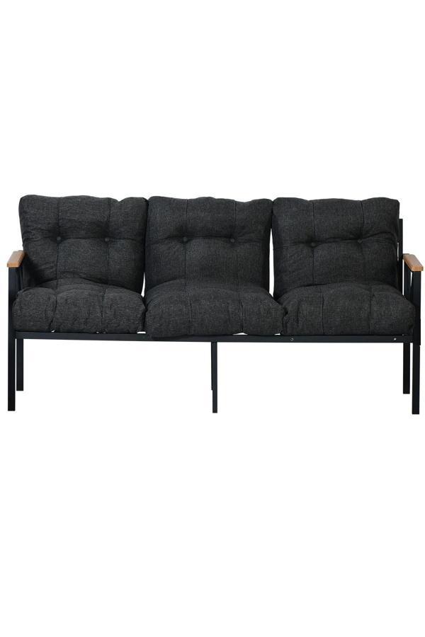 Balkon-bahçe-ofis-kafe Çay Seti Koltuk Oturma Takımı-oturma Grubu Miami 3'lü - Image 1