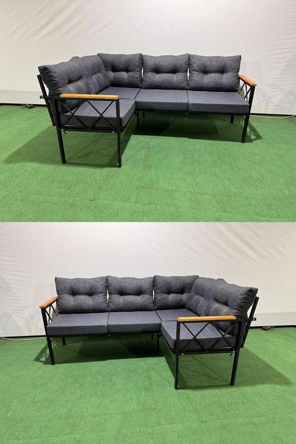 2 2 Köşe Balkon-bahçe-kafe-çay Seti-koltuk Takımı-mutfak Köşe-ofis Koltuğu (YÖN DEĞİŞTİRİLEBİLİR) - Image 1