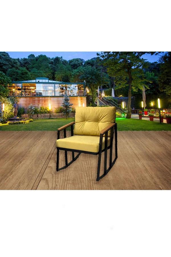 Balkon-bahçe-kafe Çay Seti Koltuk Oturma Takımı,oturma Grubu Çaysetleri Sallanır Koltuk - Image 1