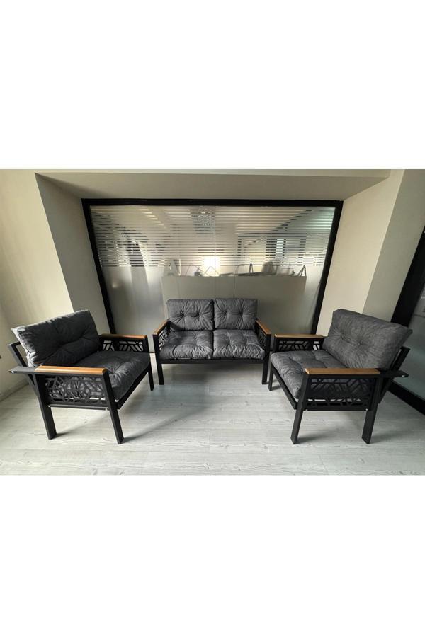 MİAMİ 2+1+1 MELİSA Balkon-bahçe-kafe Çay Seti Koltuk Oturma Takımı-oturma Grubu,ofis Koltuğu - Image 1