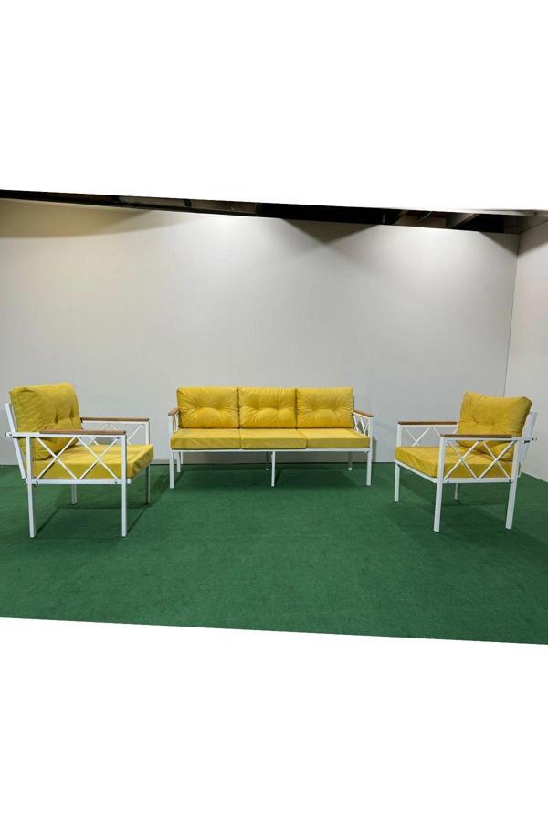 3+1+1 Beyazprofil Bahçe,balkon,teras,cafe,çay Seti,oturma Grubu,koltuk Takımı,ofis Koltuğu - Image 1