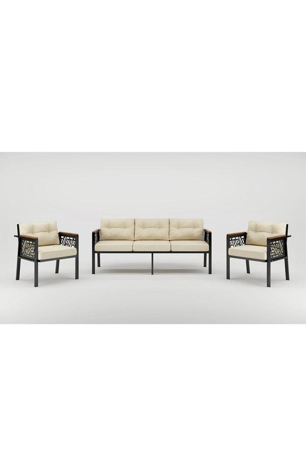 3+1+1 MELİSA Balkon-bahçe-kafe Çay Seti Koltuk Oturma Takımı-oturma Grubu,ofis Koltuğu - Image 1