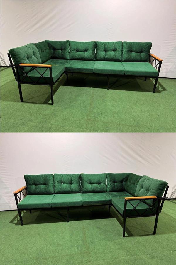 3 2 Köşe Koltuk Takımı , Balkon-bahçe-kafe-çay Seti-mutfak Köşesi Takımı-oturma Grubu-ofis Koltuğu - Image 1