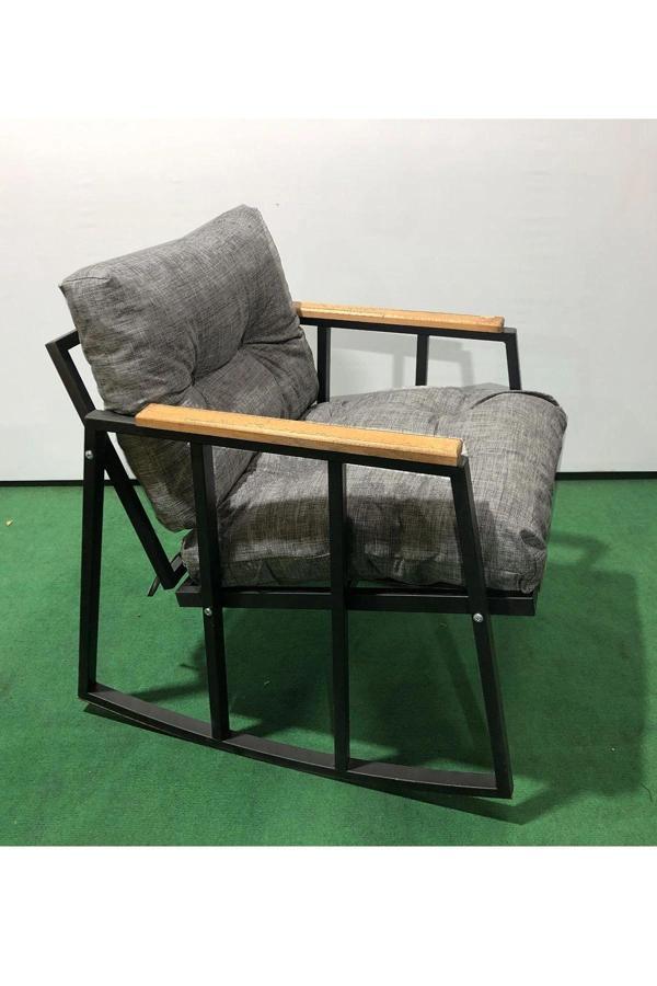 Sallanırtek Balkon-bahçe-kafe Çay Seti Koltuk Oturma Takımı,çaysetleri Sallanır Koltuk Miami - Image 1