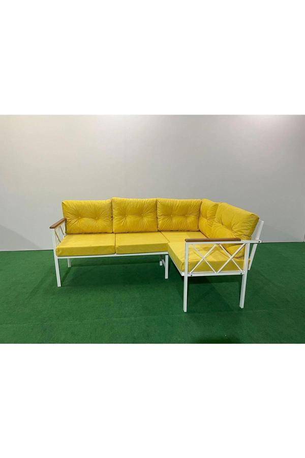 Köşe Koltuk Takımı , 2 2 Balkon-bahçe-kafe,çay Seti,koltuk Takımı,mutfak Köşesi Beyaz Profil - Image 1